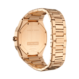 D1 MILANO UTBL07 Gold Night Ultra Thin, Gold watch for women, watch for women, Gold watch, women watch, Black dial watch, Black dial watch for women, Bracelet watch, Stainless Steel strap.