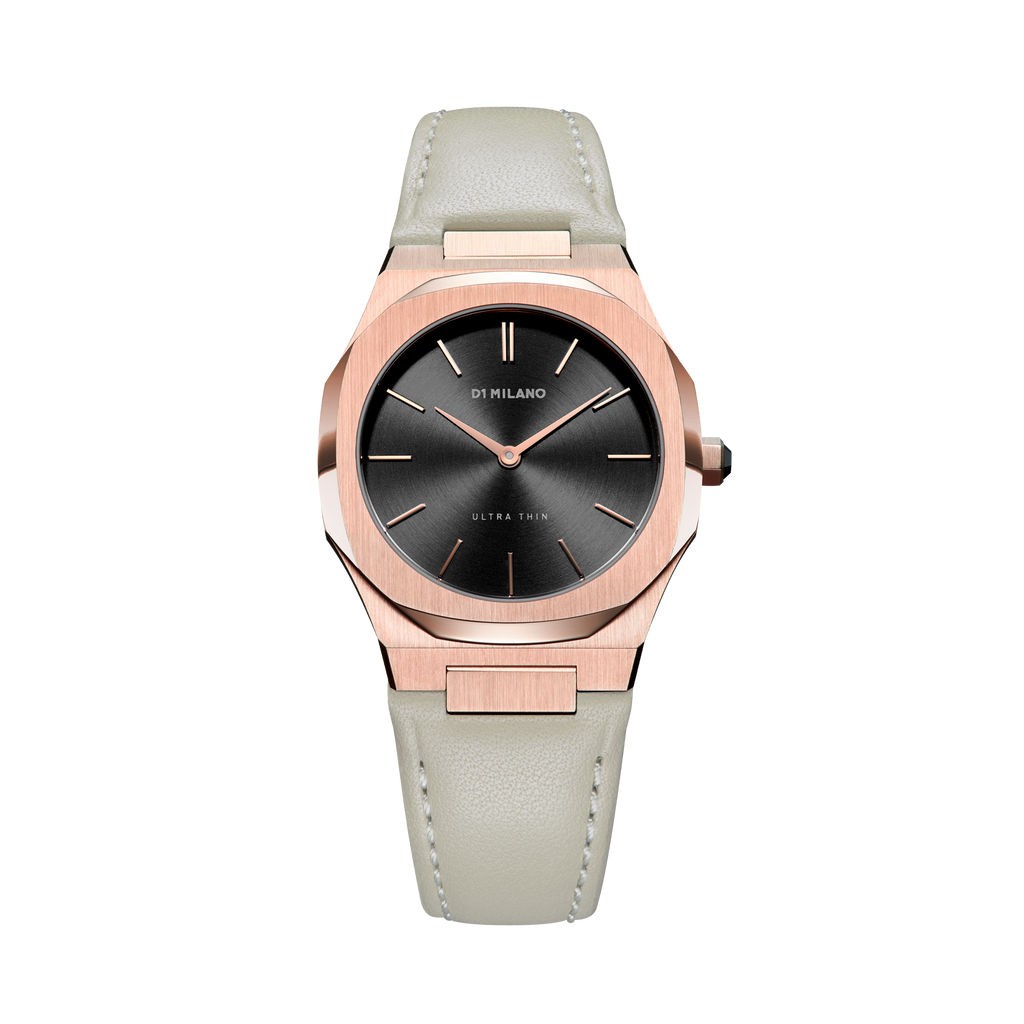 D1 MILANO UTLL14 Onix Ultra Thin Leather 34mm – Klassy Watches