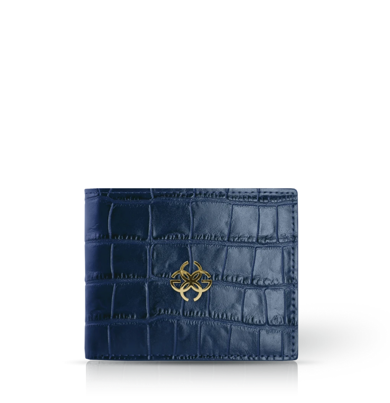 GC Wallet Croco Embossed Leather