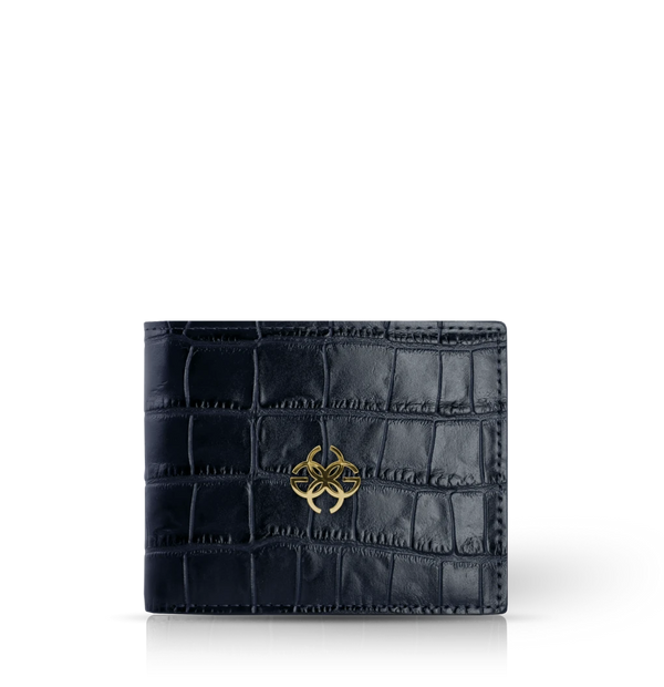 GC Wallet Croco Embossed Leather