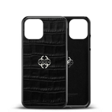 GC iPhone Case 11 Pro Max Croco Embossed Leather