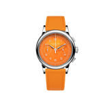 Corniche Heritage Chronograph L’Été Sans Fin Stainless Steel with Orange Dial